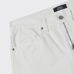 Straight Denim Pants [White]