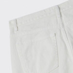 Straight Denim Pants [White]