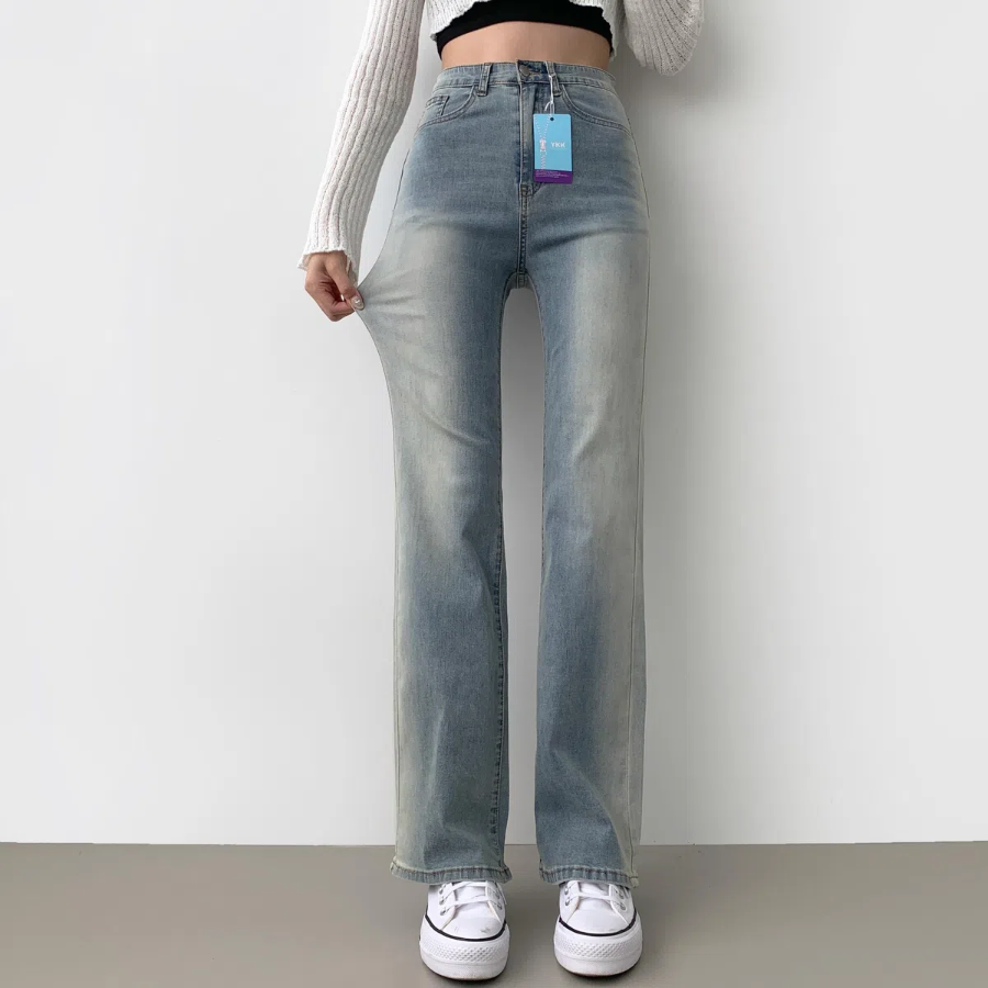 Женские джинсы с эффектом охлаждения, супер-эластичные и в модных летних оттенках