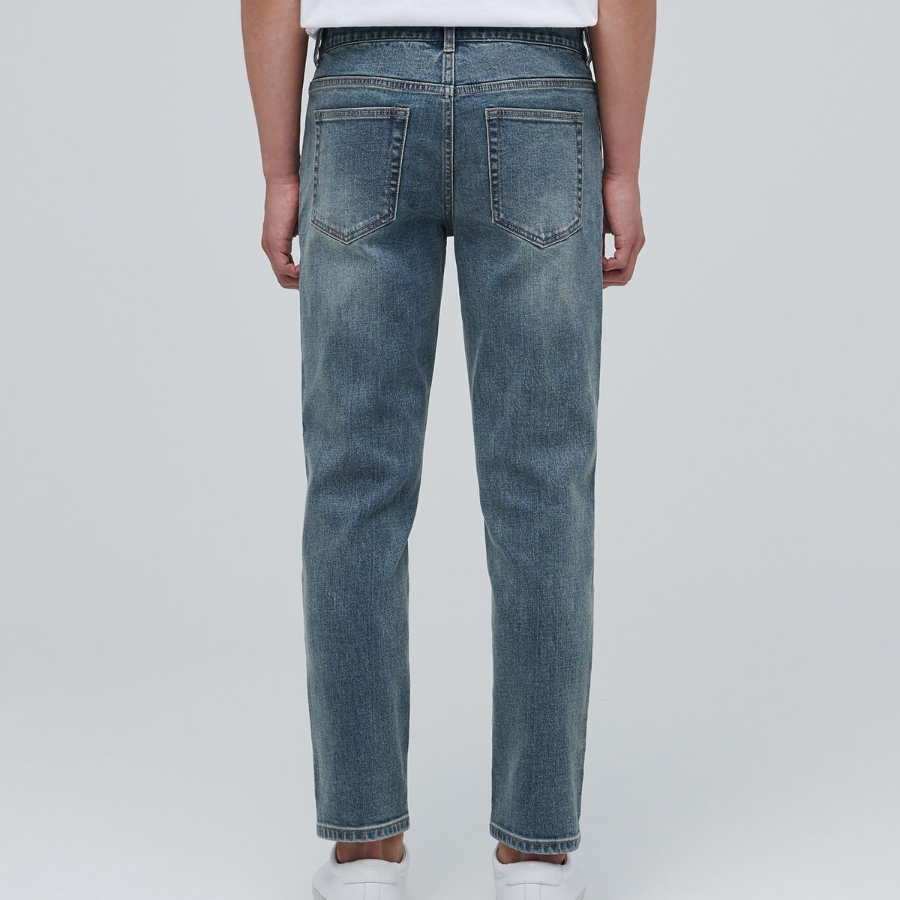 Slash Slim Crop Denim Pants [Light Indigo]