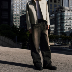 Big Brush Extra Wide Denim Pants [Rusty Black]