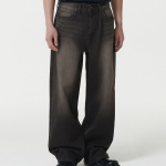 Big Brush Extra Wide Denim Pants [Rusty Black]