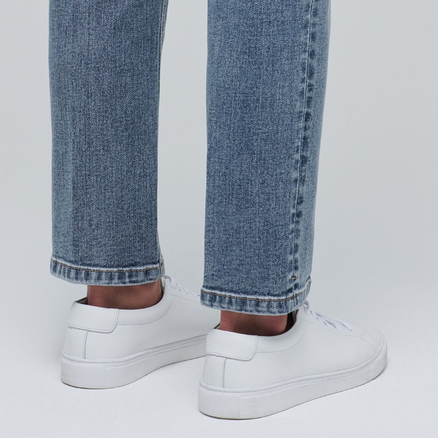 Tapered Crop Denim Pants [Light Indigo]