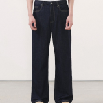 Lightweight Wide Denim Pants [Deep Indigo]