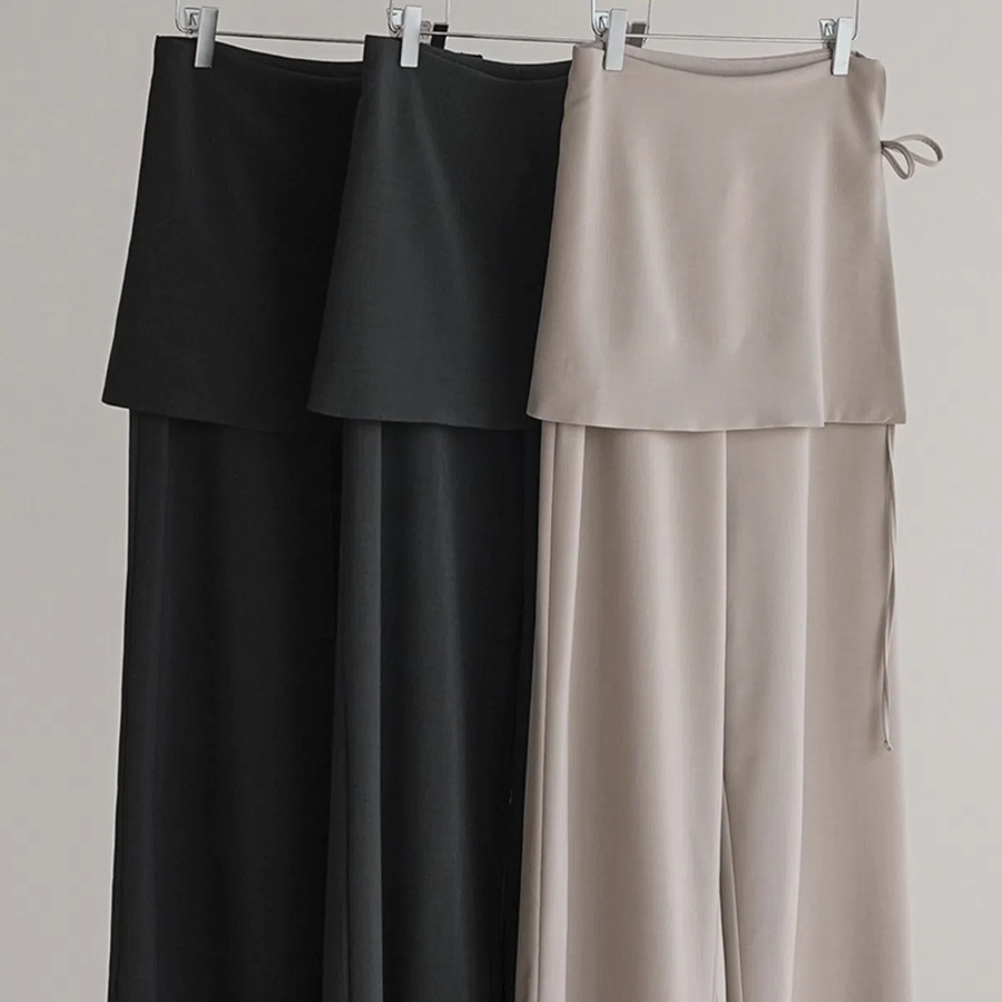 Ladellin Wrap Wide Slacks