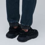 Denim Cargo Jogger Pants [Medium Indigo]