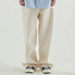 Loose Fit Denim Pants [Cream]