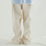 Loose Fit Denim Pants [Cream]