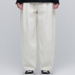 Denim Wide Balloon Pants [Cream]