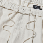 Denim Wide Balloon Pants [Cream]