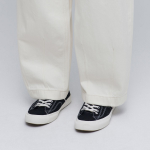 Denim Wide Balloon Pants [Cream]