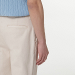 Straight Denim Slacks [Cream]