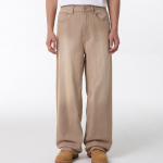 Pigment Wide Denim Pants [Beige]