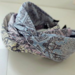 Повязка с узором — скрученная бандана и широкий ободок 2 в 1