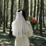 Свадебная лента-вуаль для невесты — белый аксессуар для брайдал-шоу и фотосессий