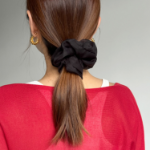 Пышная шифоновая биг-скранчи с эффектом слоистости — воздушная резинка для волос на каждый день