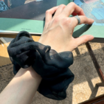 Пышная шифоновая биг-скранчи с эффектом слоистости — воздушная резинка для волос на каждый день