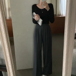 S-Темно-серый-Короткая-Брюки