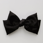 Королевская заколка с объёмным бантом из высококачественного шелка — двойной сатиновый акцент для романтичной причёски