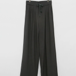 Свободный размер-Серый-Классические брюки