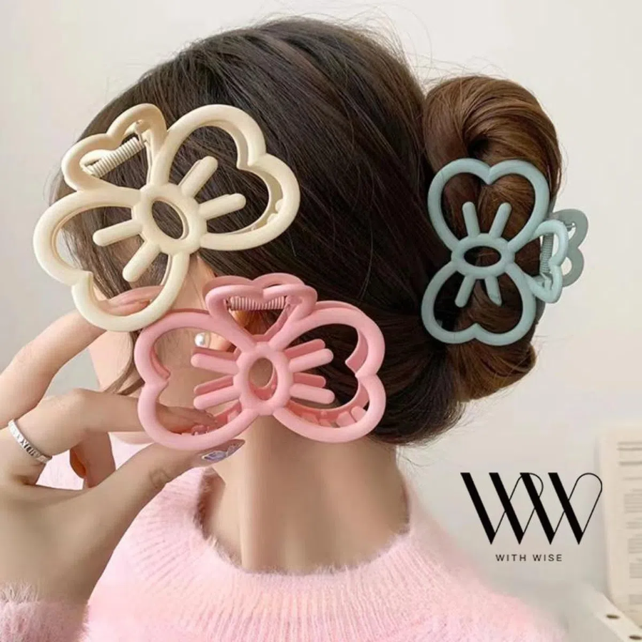 [1+1+1] Заколки в виде бантика с кошачьими усиками (Набор 3 в 1: кремовый, розовый, голубой)