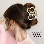 [1+1+1] Заколки в виде бантика с кошачьими усиками (Набор 3 в 1: кремовый, розовый, голубой)