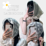 Лёгкий кружевной платок с вышивкой — романтичный аксессуар в стиле «vacance» (3 варианта)