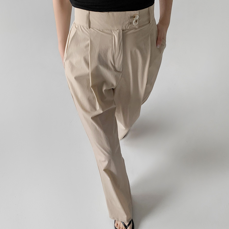 Женские летние пинтакс-брюки с двумя пуговицами