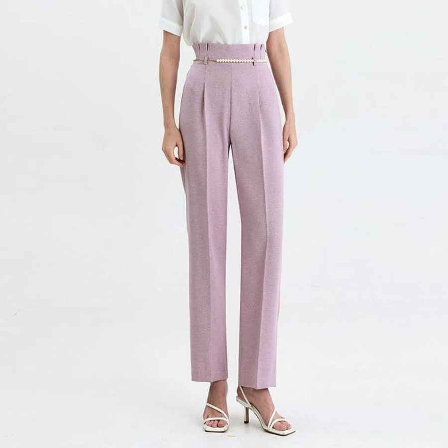 Pearl Belt Set Semi-Formal Guest Look Wide Pants