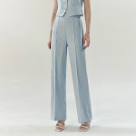 Dot Pattern Wide Long Banding Slacks