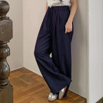 Hudeul Hudeul Summer Daily Wide Slacks