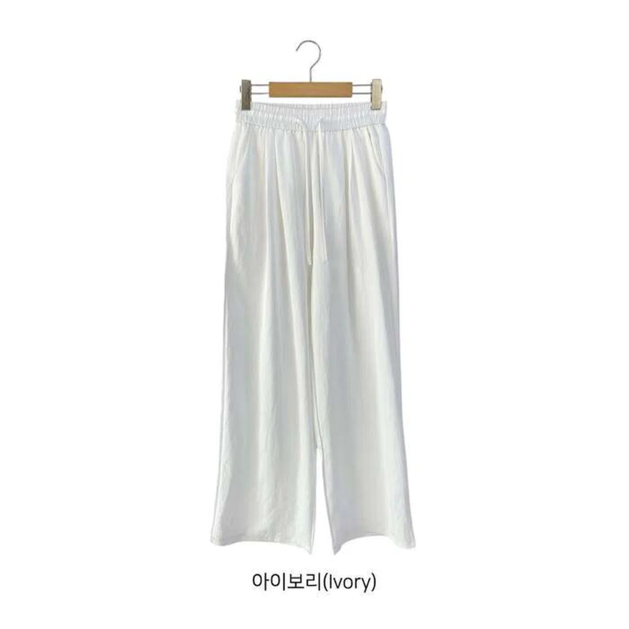 Hudeul Hudeul Summer Daily Wide Slacks