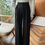 S-Бежевый-Короткая-Классические брюки