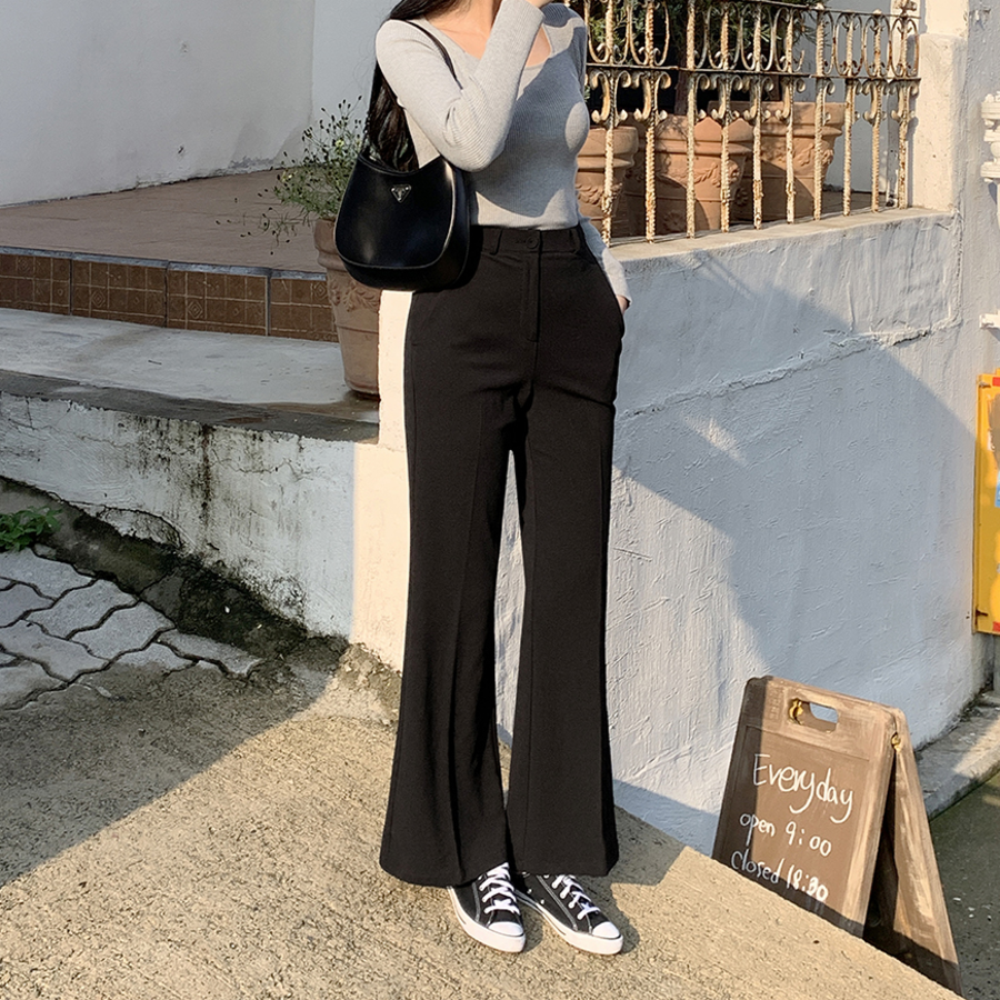 Женские полубуткат брюки с потайной резинкой и защитой от сминания