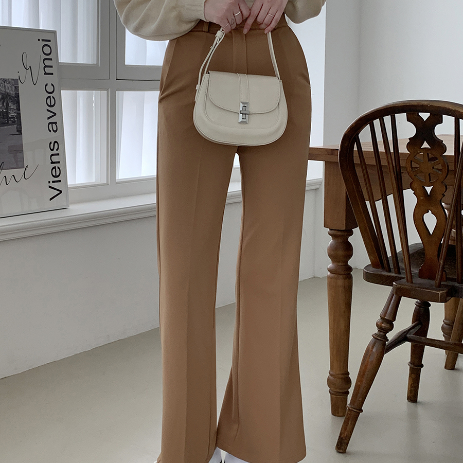 Женские полубуткат брюки с потайной резинкой и защитой от сминания