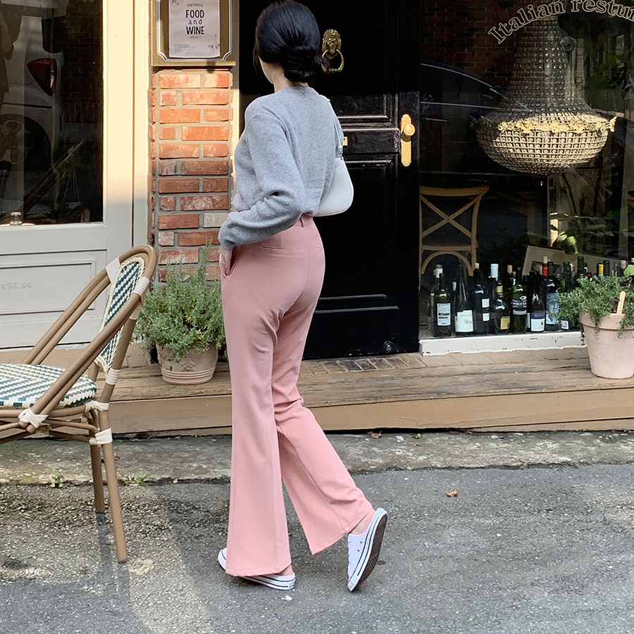 Женские полубуткат брюки с потайной резинкой и защитой от сминания