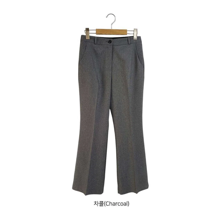Banding Bootcut Span Summer Slacks