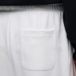 Double Knit Two-Tuck Wide Lounge Sweat Pants [Cream]