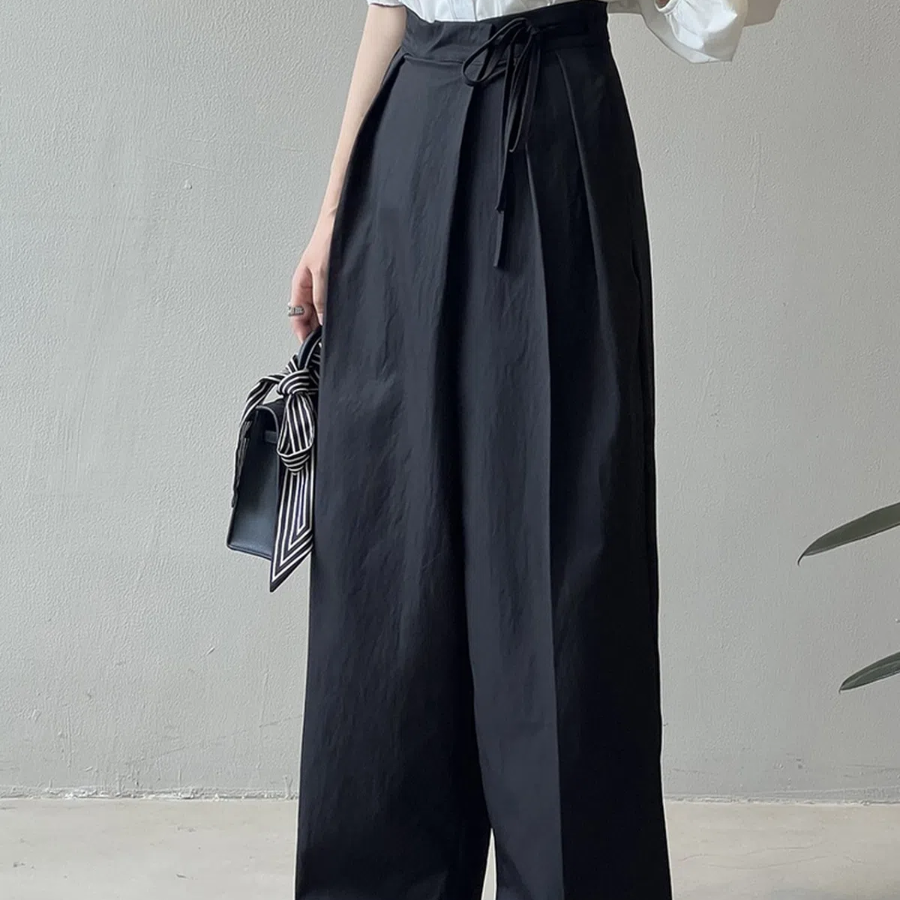 Женские летние широкие брюки в классическом стиле