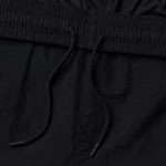 Nylon Wide String Pants [Black]