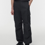 Cotton Parachute Cargo Pants [Dark Grey]