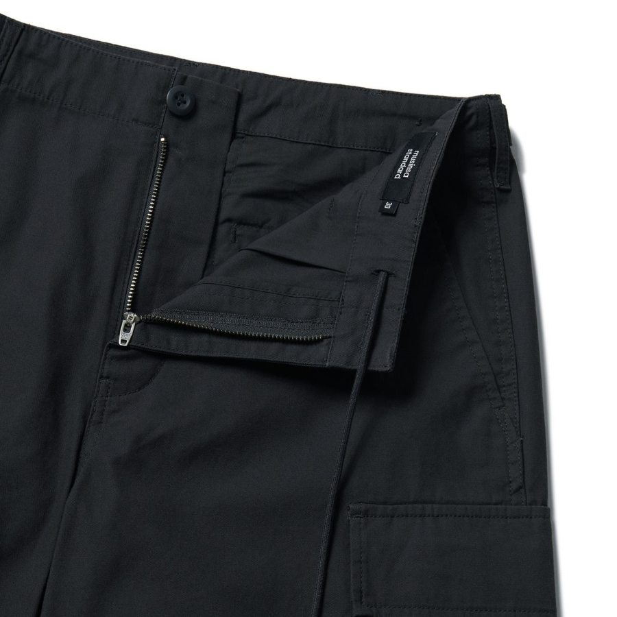 Cotton Parachute Cargo Pants [Dark Grey]