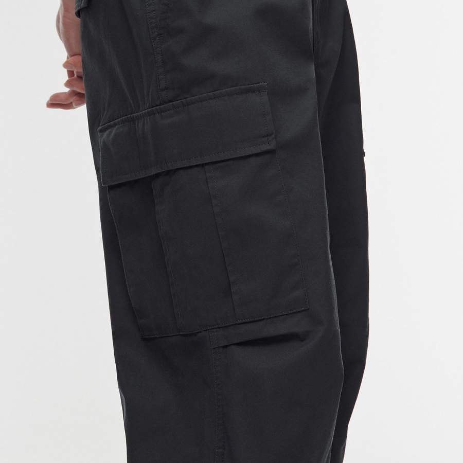 Cotton Parachute Cargo Pants [Dark Grey]