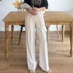 Panton Two-Pintuck Straight Slacks