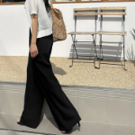 Panton Two-Pintuck Straight Slacks