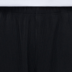 Pleated Wide Banding Pants [Black]