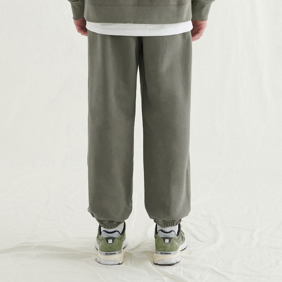 Loose Fit Sweat Pants [Olive]