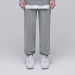 Pin Tuck Wide Sweat Pants [Medium Grey]