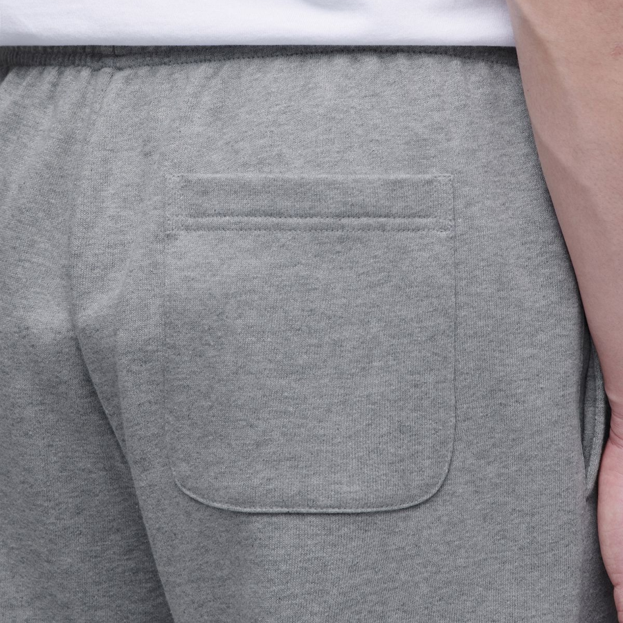 Pin Tuck Wide Sweat Pants [Medium Grey]