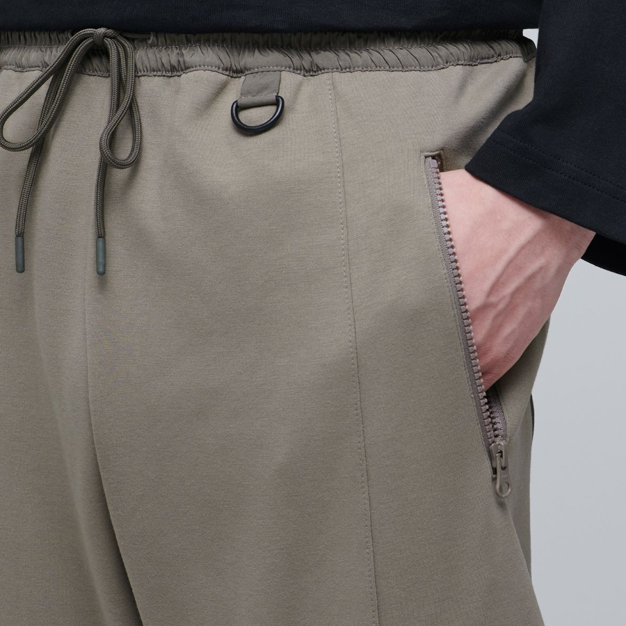 Flat Terry Utility Sweat Pants [Dusty Beige]